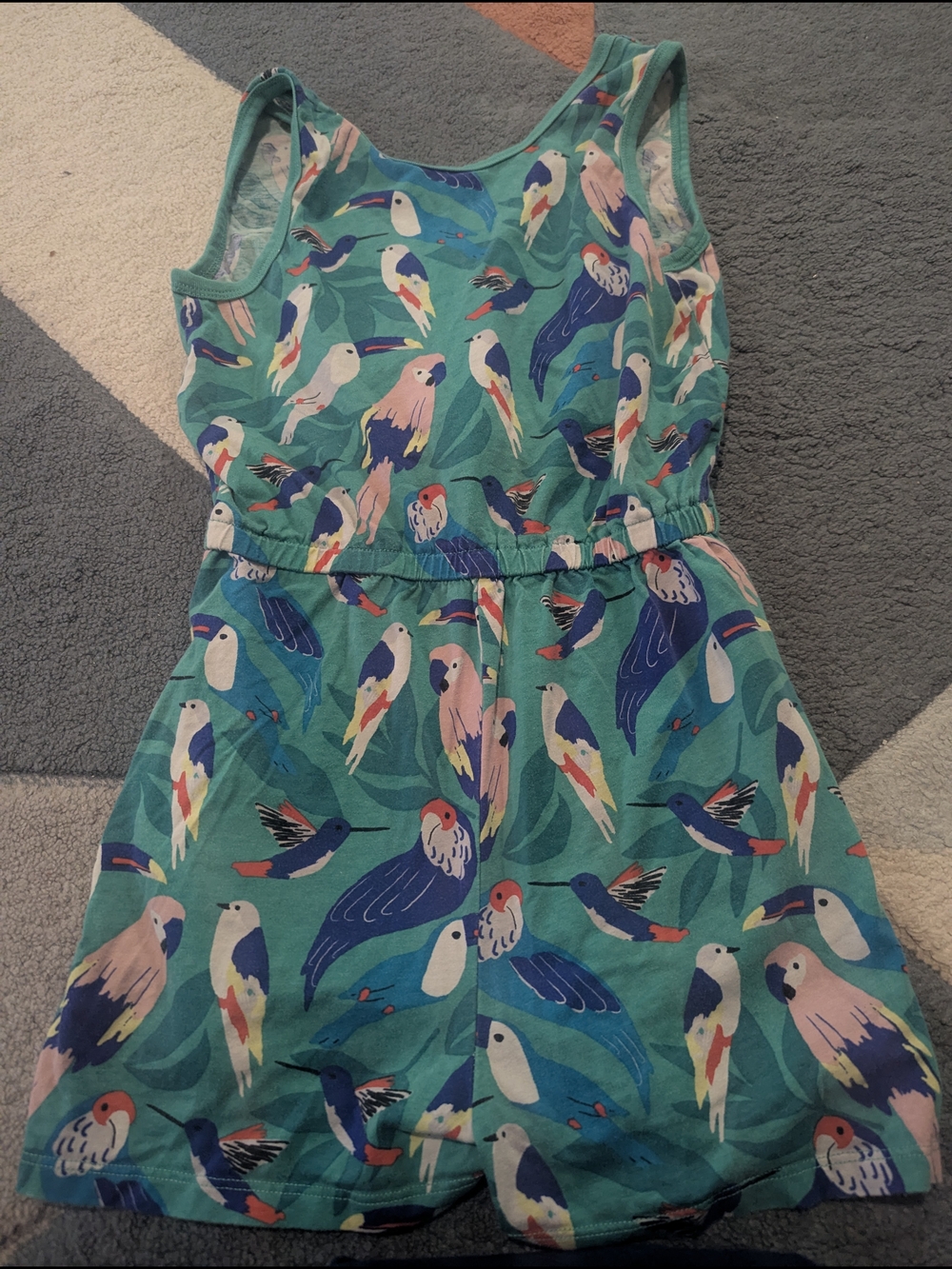 Tea Collection Tropical Bird Romper